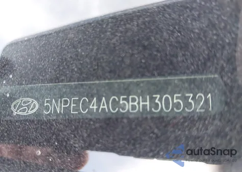 2011 Hyundai Sonata Limited z USA, uszkodzony, nr VIN 5NPEC4AC5BH305321